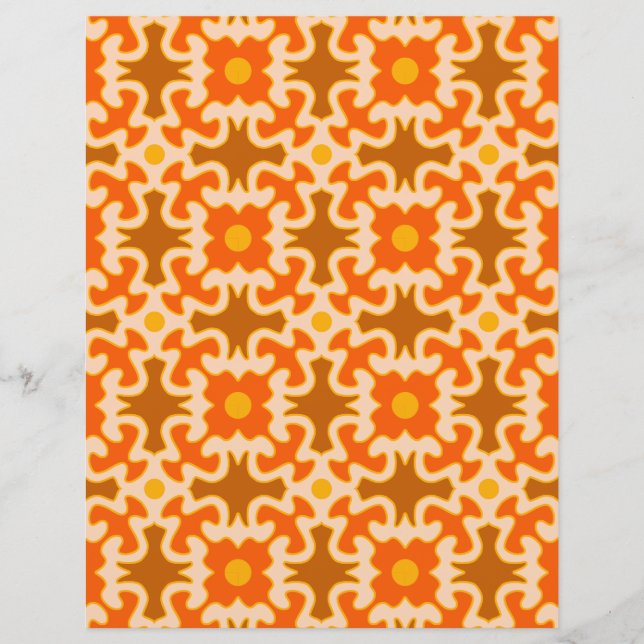 Papier 60s 70s retro mod paper print (Devant)