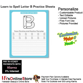 Papier 7 Learn To Spell Letter B Teacher Home Schooling
