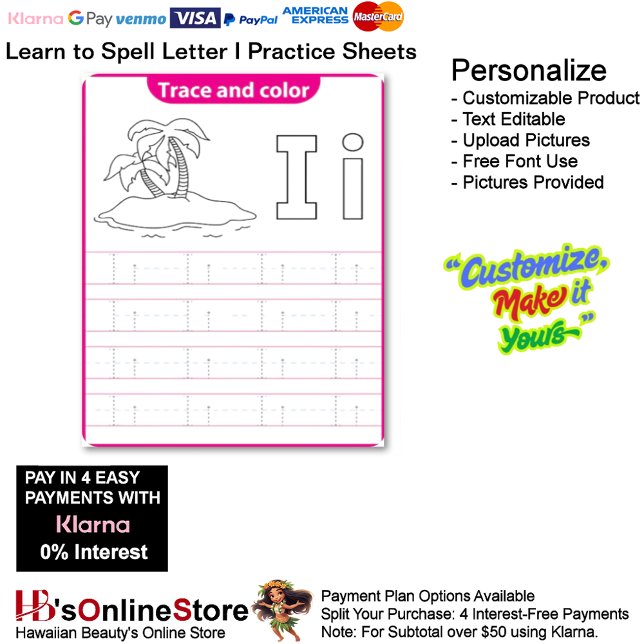 Papier 8 Learn To Spell Letter I Teacher Home Schooling (8 Learn To Spell Letter I Teacher Home Schooling.)