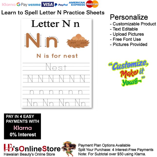 Papier 9 Learn To Spell Letter N Teacher Home Schooling (9 Learn To Spell Letter N Teacher Home Schooling.)