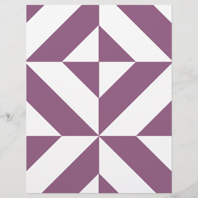 Papier à découpe de cube géométrique de raisin coo (Devant)