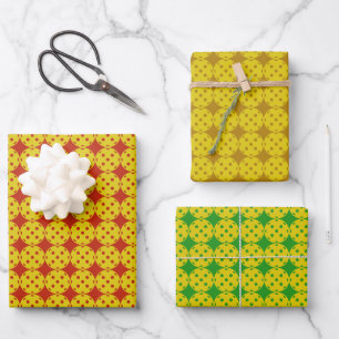 Papier à enveloppement à bille - 3 feuilles Motifs