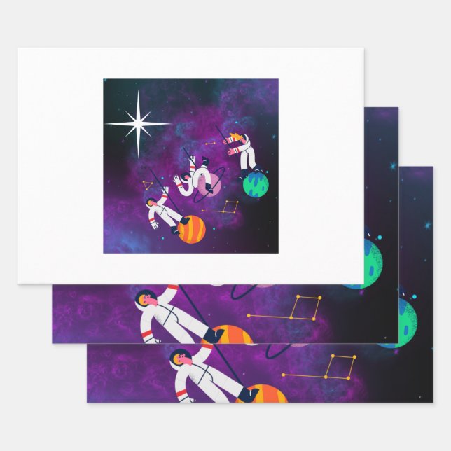 Papier à enveloppement de trois rois (Lot)