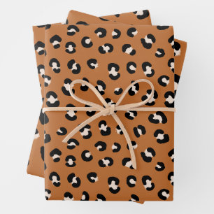 Papier à enveloppement Empreinte de léopard chic