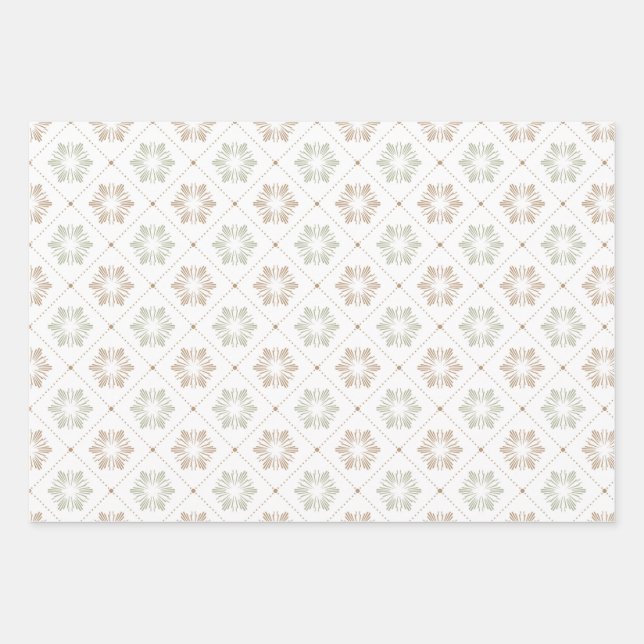 Papier à enveloppement floral (Devant)