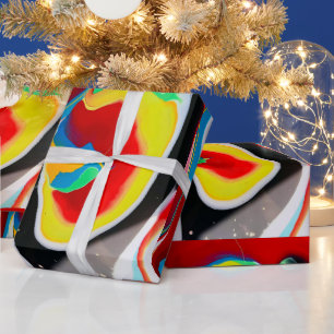 Papier à enveloppement populaire de luxe cadeau