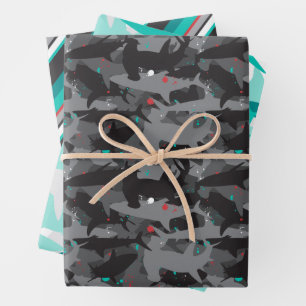 Papier à envelopper à motifs de camouflage de requ