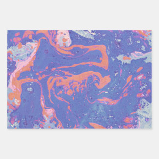 Papier à envelopper avec motif créatif aquarelle