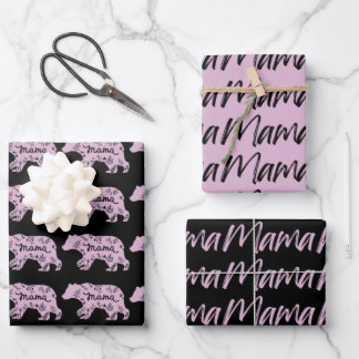 Papier à envelopper de la Fête des Mères (Mama)