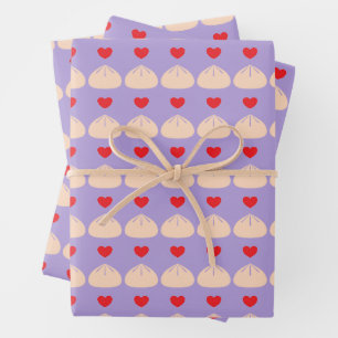 Papier à envelopper d'un objet Love