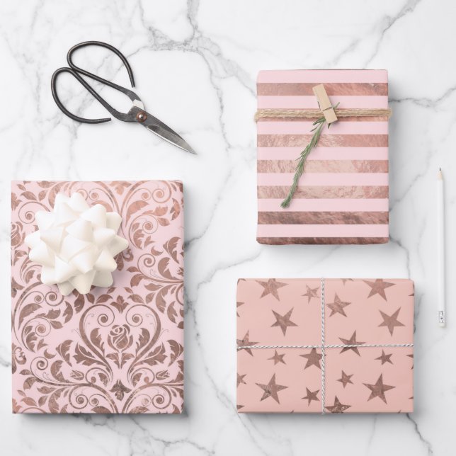 Papier à envelopper Feuille plate de 3 (Recto)