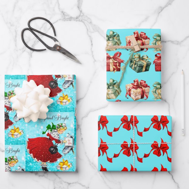 Papier à envelopper Feuille plate de 3 (Recto)