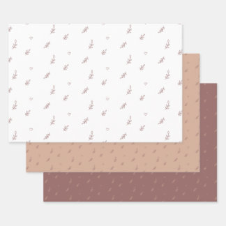 Papier à envelopper Feuille plate de 3