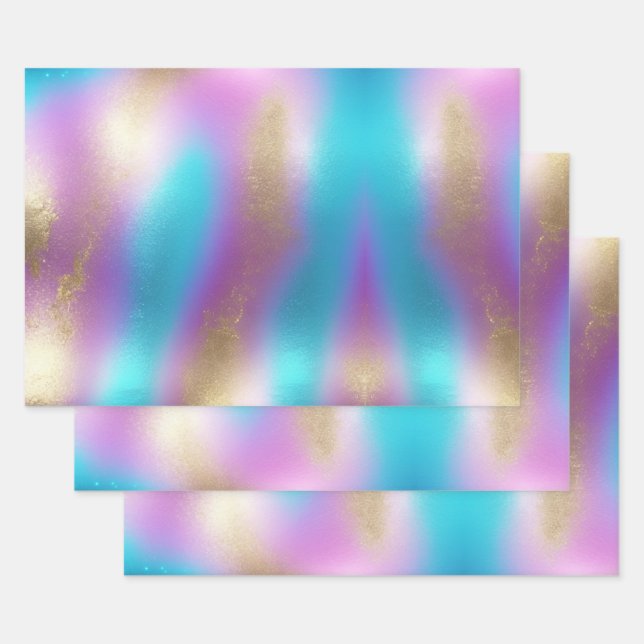 Papier à envelopper Feuille plate de 3 (Lot)