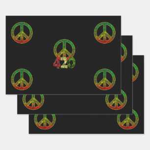 Papier à envelopper Feuille plate de 3