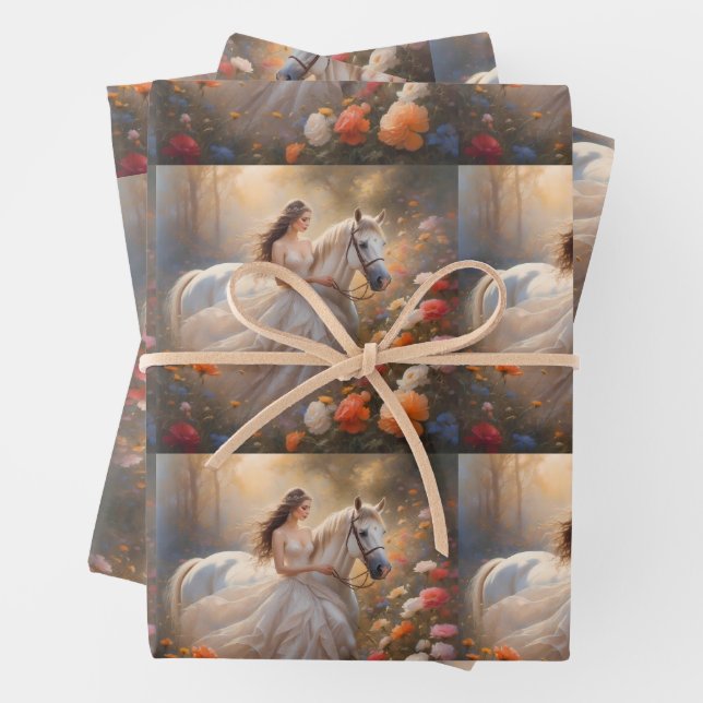 Papier à envelopper Feuille plate de 3 (En situation)