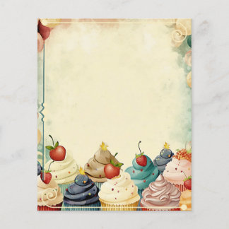 Papier à gratte-ciel Cupcakes