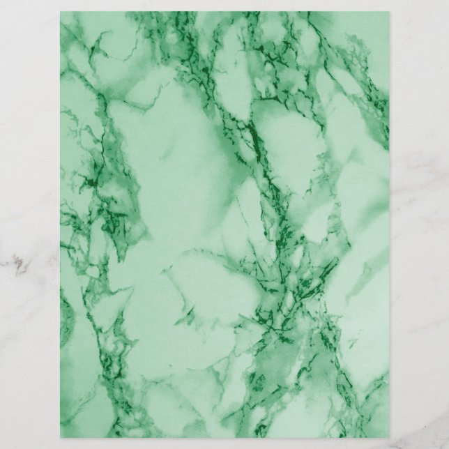 Papier à gratte-ciel en marbre Jade (Devant)