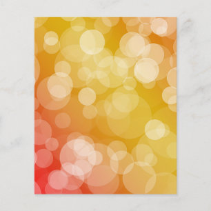 Papier à gratte-ciel Ombre Bokeh - Jaune et orange