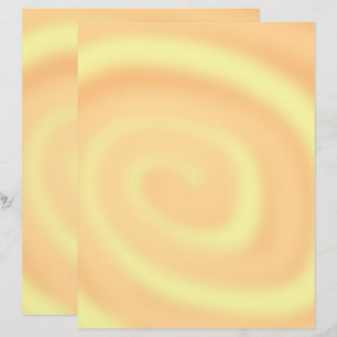 Papier à gratte-ciel orange et jaune