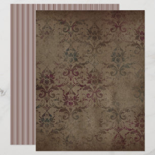 Papier à gratter Brown gothique de Victoria Grunge