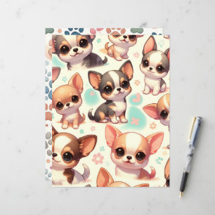 Papier à gratter Chihuahua Chig couleur mignonne