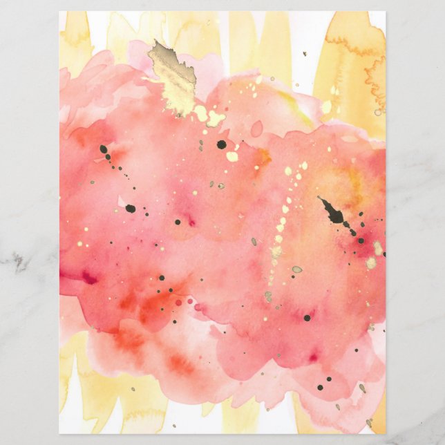 Papier à gratter double face aquarelle (Devant)