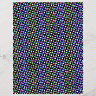 Papier à gratter pois coloré