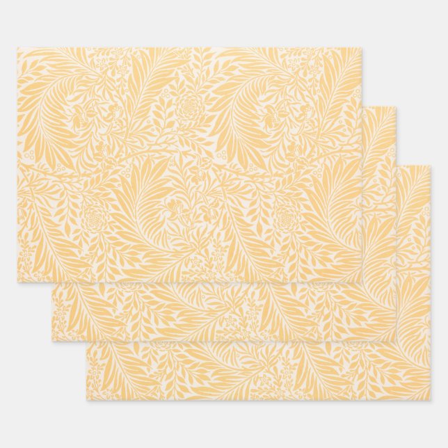 PAPIER À LAVAGE : WILLIAM MORRIS : LARKSPUR (Lot)