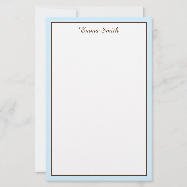 Papier à lettre (Devant)