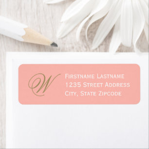 Papier à lettre à monogramme élégant en écriture C