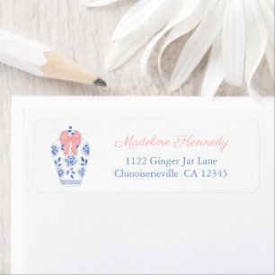 Papier à lettres aquarelle bleu rose Grandmillenia