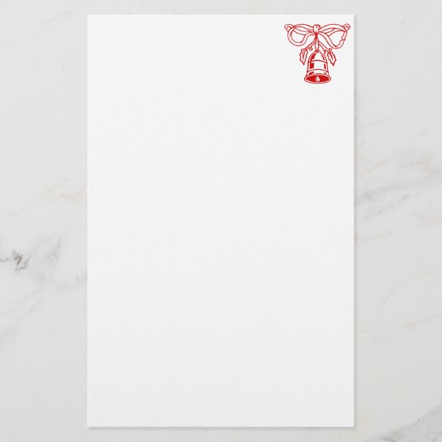 Papier à lettres de la papeterie | de Noël avec la (Devant)