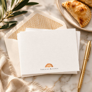 Papier à lettres personnalisé Empanada Cartes no
