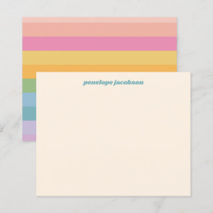 Papier à lettres personnalisées Budget Cute Pastel
