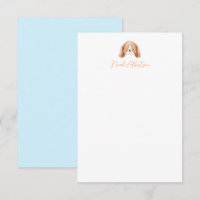 Papier à lettres pour chien de marionnette Cartes