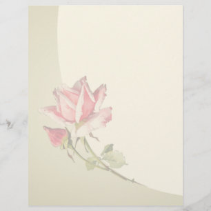 Papier à lettres vintage Floral