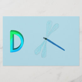 Papier à libellules
