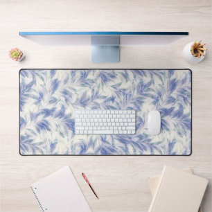 Papier à Motif à feuilles bleues gris Pop Art