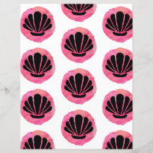 Papier à Motif de coque rose