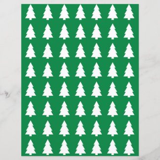 Papier à Motif de Noël - Vert