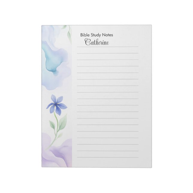 Papier à notes pour l'étude de la Bible Bloc-notes (Tourné)