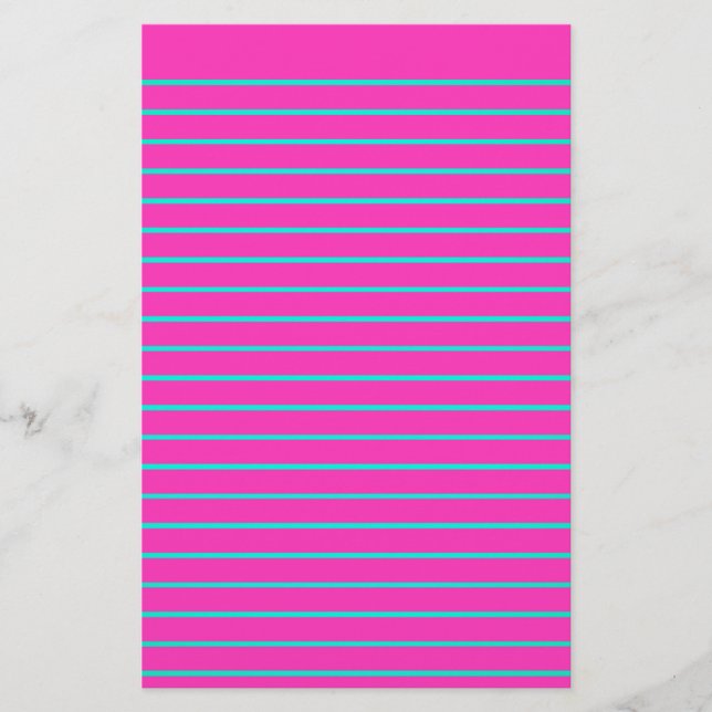 Papier à papeterie décoratif en néon modifiable (Devant)