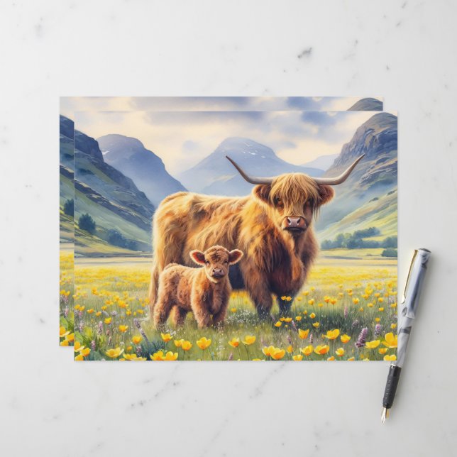 Papier à papier à morceau pour vaches et vaches de (Devant/Arrière en situation)