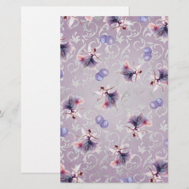 Papier à papier à papier à papier à savon de prune (Devant / Derrière)