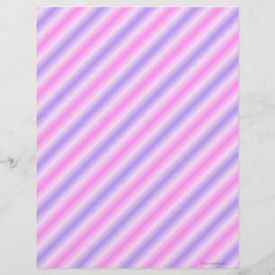 Papier à papier à rebut à rayures rose et violet