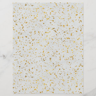 Papier à papier à scandale à écailles dorées