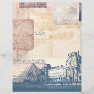 Papier à papier à scandale de voyage Pyramide Vint