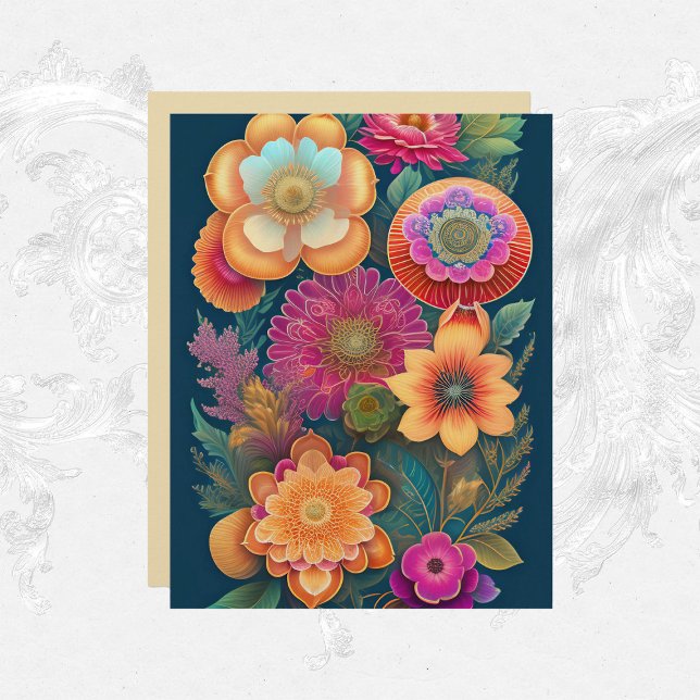 Papier à papier à scandale rose orange coloré (Créateur téléchargé)