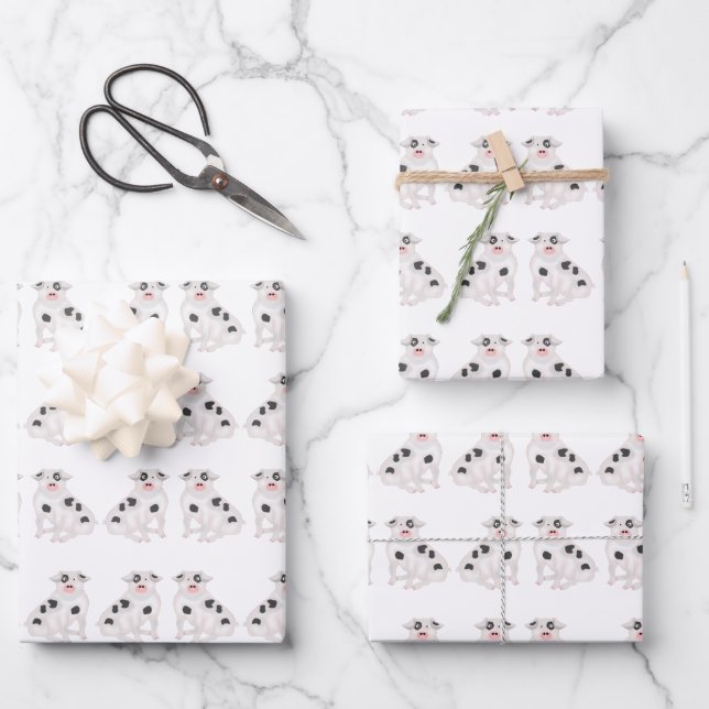 Papier à papier d'enveloppement de porcs à feuille (Recto)